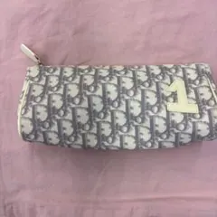 美品 Christian Dior　ディオール トロッターポーチ　パープル