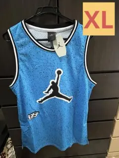 Jordan タンクトップ 青 23 XL