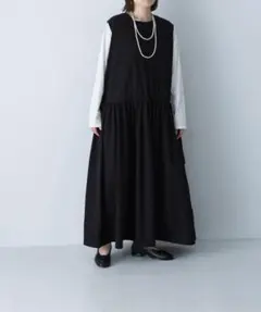 Linenya コットンリネンティアードワンピース（薄地） Linenya コットンリネンティアードワンピース（薄地） - メルカリ