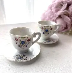 ヴィンテージ　ミニチュア　セット　ディネット　／　アンティークドールさんにも♡