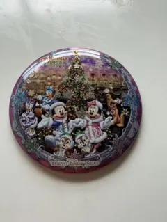 東京ディズニーシー・ランド クリスマスピンバッチ2個セット