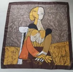 【vintage】ピカソ　シルク　スカーフ