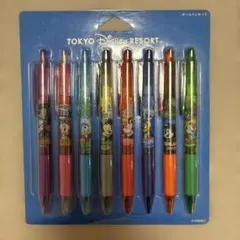未使用 Disney ディズニー リゾート ボールペン セット フェイス レア