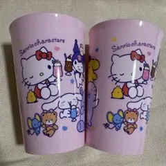 サンリオキャラクター タンブラー 450ml ピンク ×2点セット