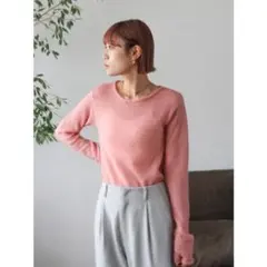 Ungrid アングリッド　モヘヤ混シアーニット