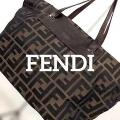 FENDI フェンディ ボストンバッグ ズッカ柄 旅行カバン ユニセックス