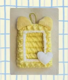 トレカケース ハンドメイド 編み物(猫耳・ハート)