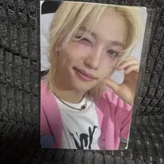 14 フィリックス　FANS トレカ　Straykids アンコン　リアルタッチ