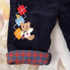 ミキハウス　コーデュロイパンツ80サイズ