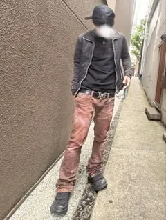 tornado mart flare pants redのサムネイル