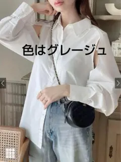 グレイル　タグ付き袖2Wayレイヤード風ヘムシャツ[fo1716] No.10