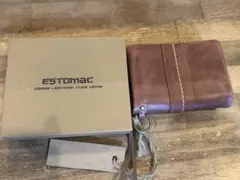 エストマ二つ折り財布　牛革　ユニプルアップ　新品未使用