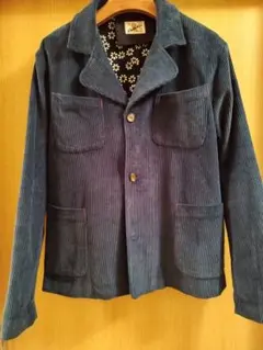 karaku　藍染フレンチワーク　コーデュロイジャケット　新品未使用　「値下げ」