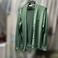 Lacoste グリーン カーディガン