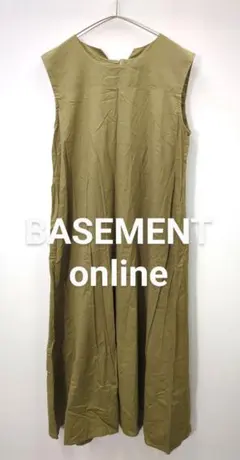 BASEMENT online ベースメントオンライン　カーキ　ワンピース