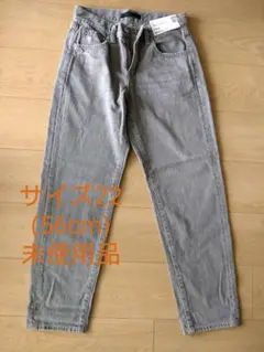 ユニクロ UNIQLO WOMEN デニム グレー 新品 未使用 サイズ22