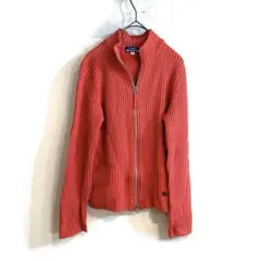 BURBERRY BLUE LABELドライバーズリブニットジャケット38