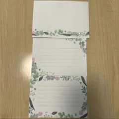 フローラルデザイン レターセット