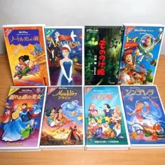 お買い得名作8選セット　ディズニー 　ジブリ　VHS ビデオ