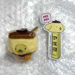サンリオ ちびっとも 和菓子 PEZ ステッカー　ポムポムプリン