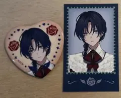 にじさんじ RoseValentine バレンタイン 缶バッジ　 花籠つばさ