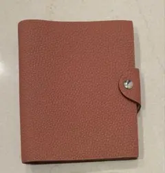 エルメス レザー手帳カバーユリスPMサーモンピンク