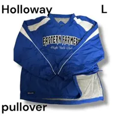 Holloway プルオーバー L カレッジロゴ ナイロン ゲームシャツ 長袖