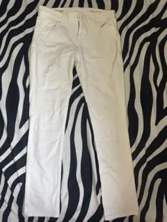 GAP ホワイト スリムフィットパンツ