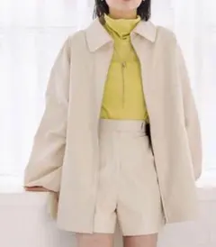 フェイクレザージャケット mystic オフホワイト 2