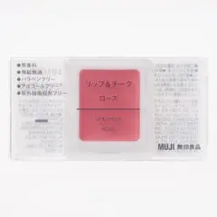 MUJI リップ&チーク ローズ 　中古品のサムネイル