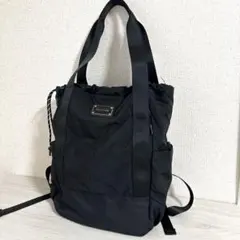 美品　BAYFLOW ブラック リュック バックパック　2way　マザーズバッグのサムネイル