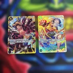 ワンピースカード モンキーDルフィ sec 2枚セット