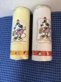 ディズニー ミニーマウス フェイスタオル 2枚セット