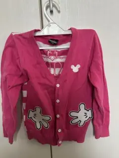 BABY DOLL ミッキー手デザイン カーディガン 120