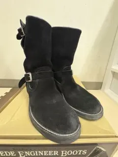 BILTBUCK Lot.329 ブラックスエード エンジニアブーツ 箱付きのサムネイル