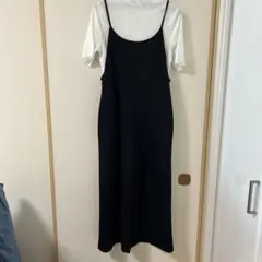 黒のサロペット　オールインワン