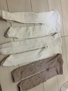 白タイツ レッグウェア