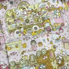 ハローキティ　プリント生地