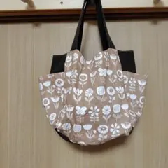 最終価格です！ お花柄のトートバッグ