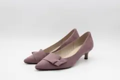 04■Le Talon ルタロン プリーツパンプス(24ｃｍ)超美品