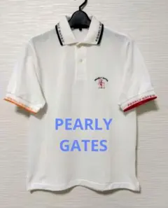 美品✨PEARLY GATES ホワイト ポロシャツ サイズ1