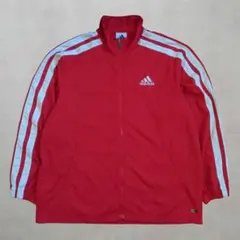 adidas アディダス トラックジャケット レッド×ホワイト