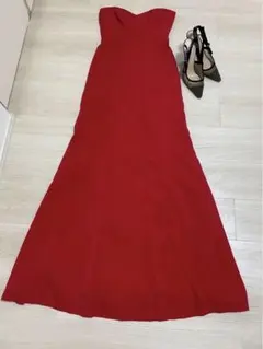 BCBGMAXAZRIA サテンプリーツドレス - メルカリ