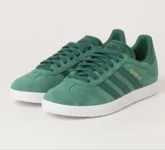 希少 アディダス GAZELLE ガゼル グリーンレザー IG4986