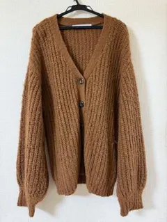 PAGE BOY ブラウン カーディガン ニット