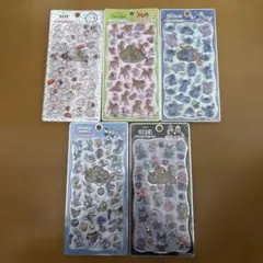 正規品　プチドロップステッカー　ディズニー　5枚セット