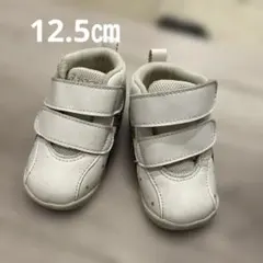 ASICS ベビーシューズ 12.5cm ホワイト/ゴールド