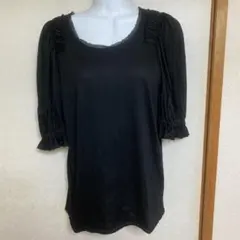 sov.ダブルスタンダード　黒　カットソー　Tシャツ⑨のサムネイル