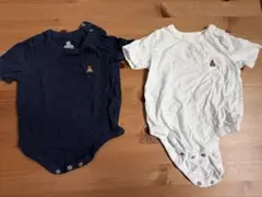 babygap ロンパース 2点セット ネイビー ホワイト