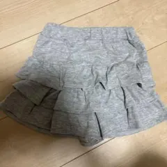 COMME CA ISM フリルスカート　キュロット　 100A グレーのサムネイル